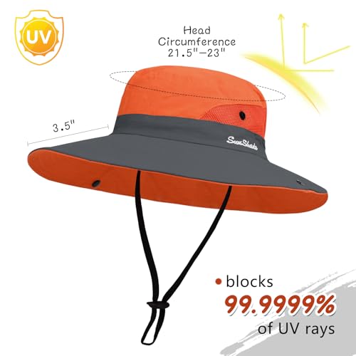 Women's Ponytail Safari Sun Hat