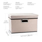 Foldable Storage Bin with Lid [1