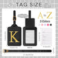 Personalized Initial Luggage Tags for Suitcase TSA Approved