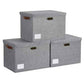 15" Fabric Storage Box with Lids (3 Count)