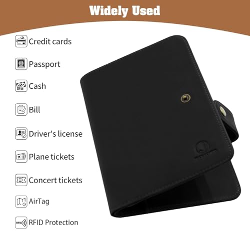 Genuine Leather Handmade Passport Holder For Travel