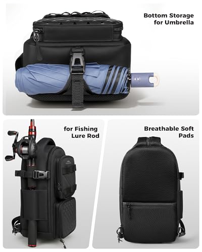 Fishing Bag with Removable Bait Binder