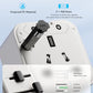 Air” Universal Travel Adapter 2500W Max AC