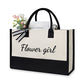 Canvas Tote Bag for Flower Girl