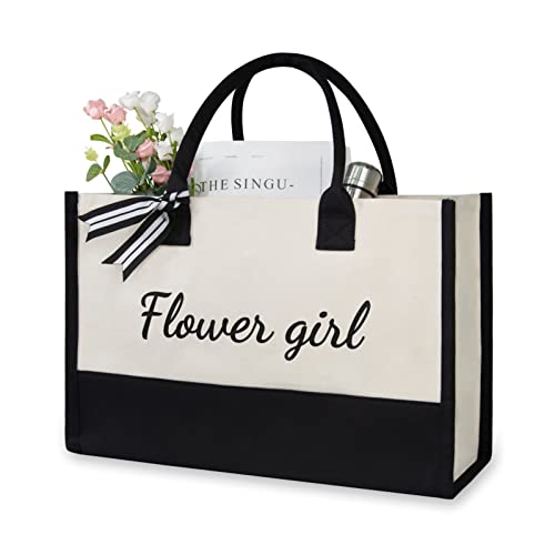Canvas Tote Bag for Flower Girl