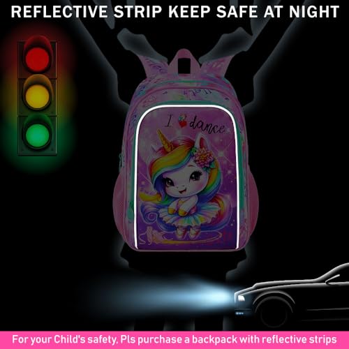 13" Unicorn Toddler Backpack for Girls