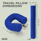Twist Memory Foam Travel Pillow for Airplanes