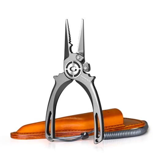 Fishing Pliers Saltwater with Side Cutters