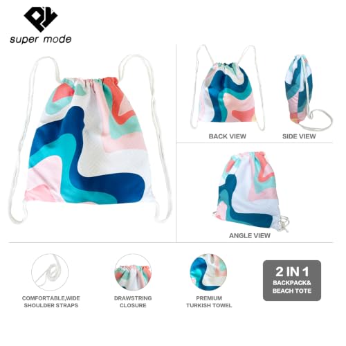 Beach Towel Backpack