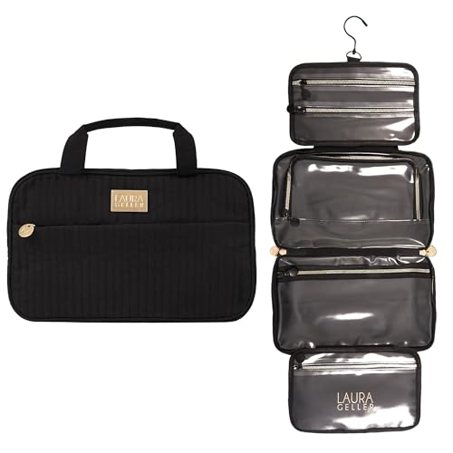 Quilted Folding Travel Makeup Bag