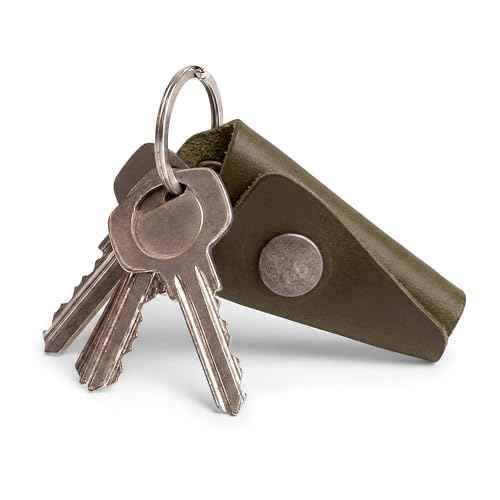 Full Grain Leather Wrap Keychain
