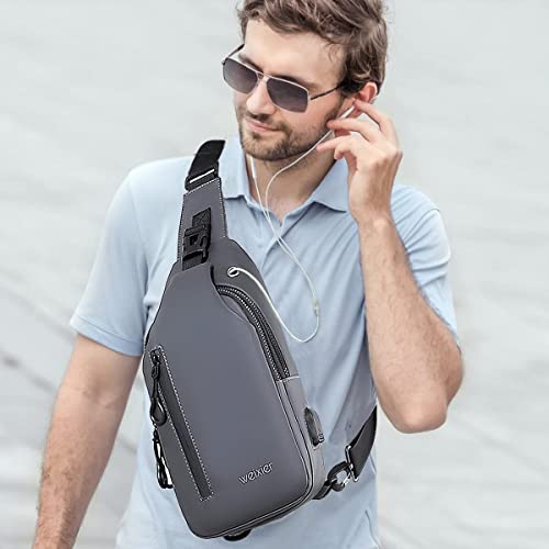 Waterproof Sling Bags Mens Anti