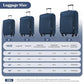 4 Piece Expandable Luggage Set (4 Count)