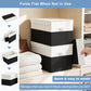 Large 17" 42 Quarts Collapsible Stackable Storage Bins with Lids [3 (3 Count)
