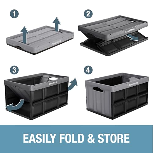Eco 62L Collapsible Storage Bin (3 Count)