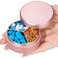 PortableMetal Pill Box 3 Compartment
