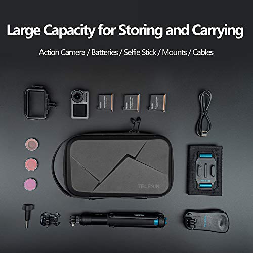 Hard Carry Case Waterproof Carrying Bag for Go Pro Mission 1 PRO Hero 13 12 11 10 9 DJI Osmo Action 6