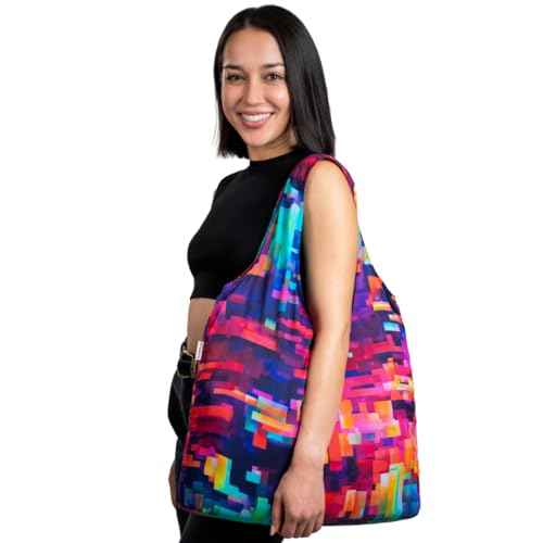 XL 25L Tote Foldable Packable Reusable Grocery Shopping Bag