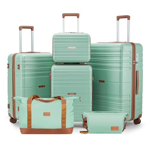 Luggage Sets with Spinner Wheels (6 Count)