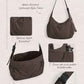 20L Crossbody Tote Bag Large Capacity Lightweight Hobo Shoulder Sling Bags for Gym Shopping Beach Travel
