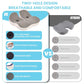 Seat Cushion Memory Foam for Sit Bone and Back Pain Relief