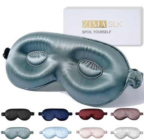 Adjustable 22 Momme 100% Pure Mulberry Silk Sleep Mask