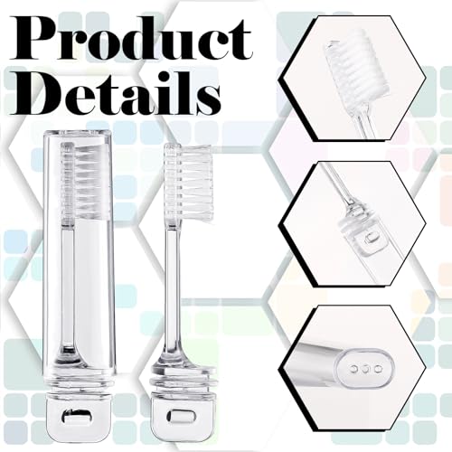 4 Pcs Travel Toothbrush Mini Foldable with Case (4 Count)