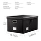 Collapsible Storage Box with Lid [3