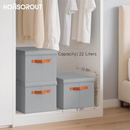 Storage Bins with Lids (8 Count)