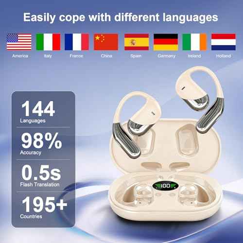AI Translator Earbuds Real