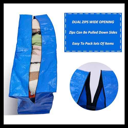 4 Pcs 66 Gallon Extra Large Moving Bags Heavy Duty Storage Bag (4 Count)