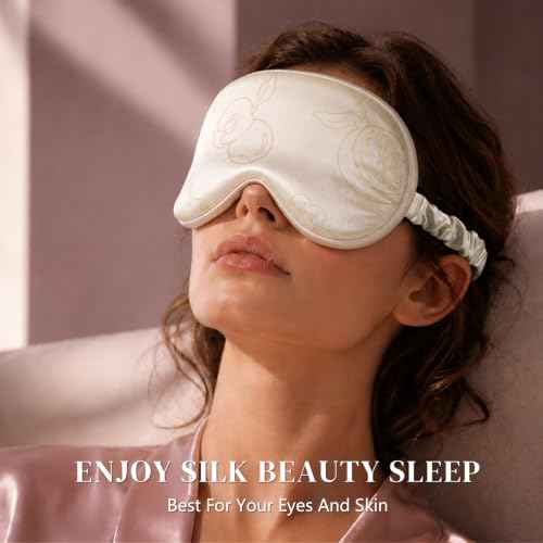 Adjustable 22 Momme 100% Pure Mulberry Silk Sleep Mask