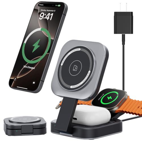 3 in 1 Mini Foldable Charging Station for Apple Devices