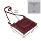 Leather Crossbody Bags for Women Small Genuine Nappa Purse Multi