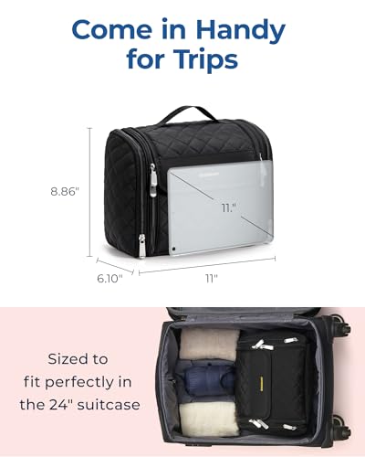 Makeup Bag for Women with Hanging Hook