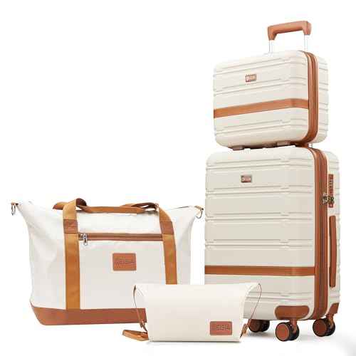 Luggage Sets with spinner wheels (4 Count)