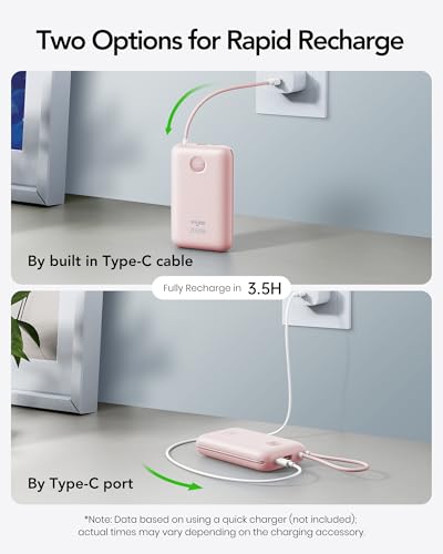 Power Bank 20000mAh 30W Fast Charging with Built