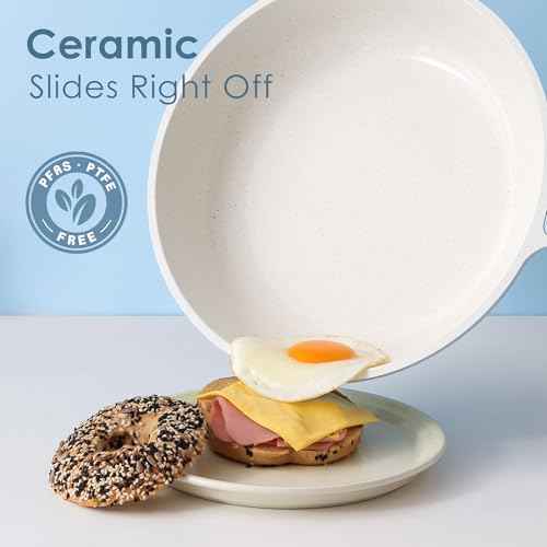 Nonstick Ceramic Cookware Set Large 13
