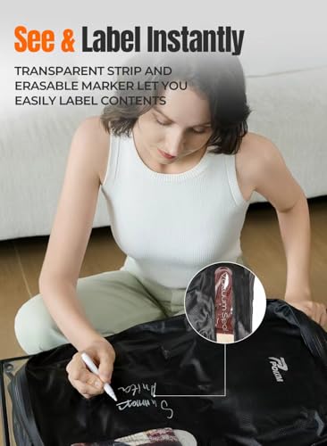 Vacuum Bags for Travel with Wireless Pump