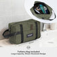 45/80/100L U-Zip Rolling Duffel Bag with Wheels, X-Large Durable Travel Duffle + Toiletry Bag, Lay-Flat Opening, Packable w/Shoulder Straps- Use as Luggage or Backpack, Men/Women (Green)