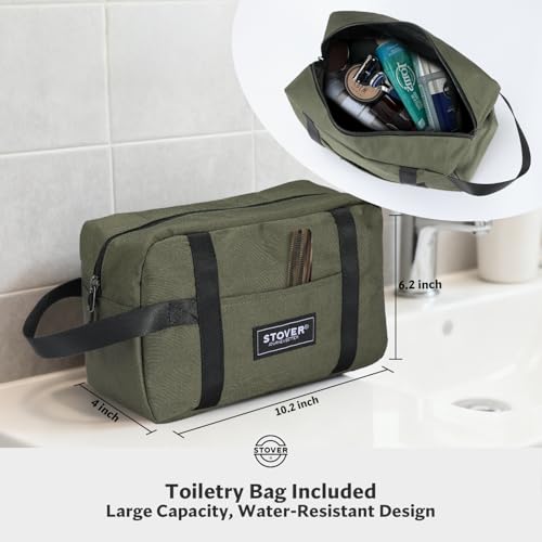 45/80/100L U-Zip Rolling Duffel Bag with Wheels, X-Large Durable Travel Duffle + Toiletry Bag, Lay-Flat Opening, Packable w/Shoulder Straps- Use as Luggage or Backpack, Men/Women (Green)