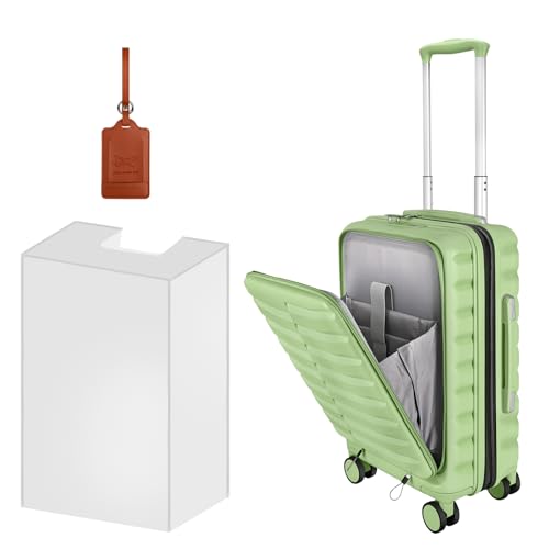 22×14×9 Airline Approved Carry On Luggage with Front Open Pocket