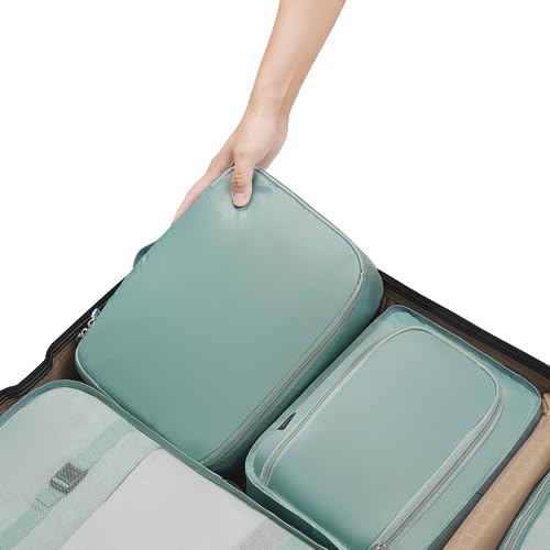 8 Set Packing Cubes Luggage Packing Organizers for Travel Accessories (8 Count)