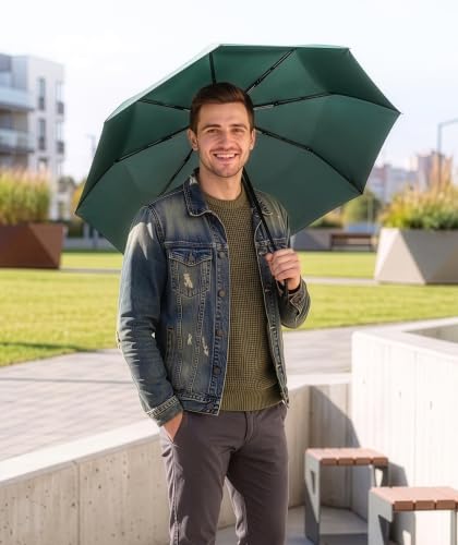 Windproof Compact Umbrellas for Rain