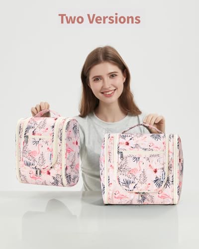Hanging Toiletry Bag for Women Travel Makeup Bag Organizer Toiletries Bag for Cosmetics Essentials Accessories