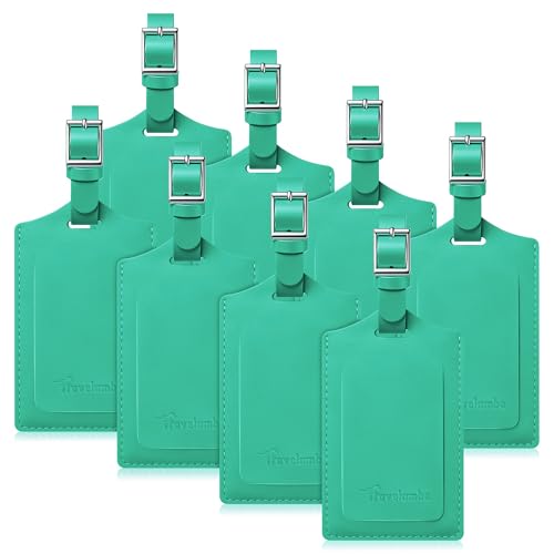 8 Pack Luggage Tags for Suitcases Airplane Travel Essentials (8 Count)