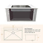 33x22 Drop In Kitchen Sink Workstation Sink Stainless Steel