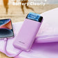 Portable Charger with Built in Cables