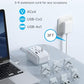 Universal Travel Adapter with 3ft Detachable Cord