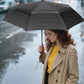Windproof Travel Umbrellas for Rain and Sun (2 Count)